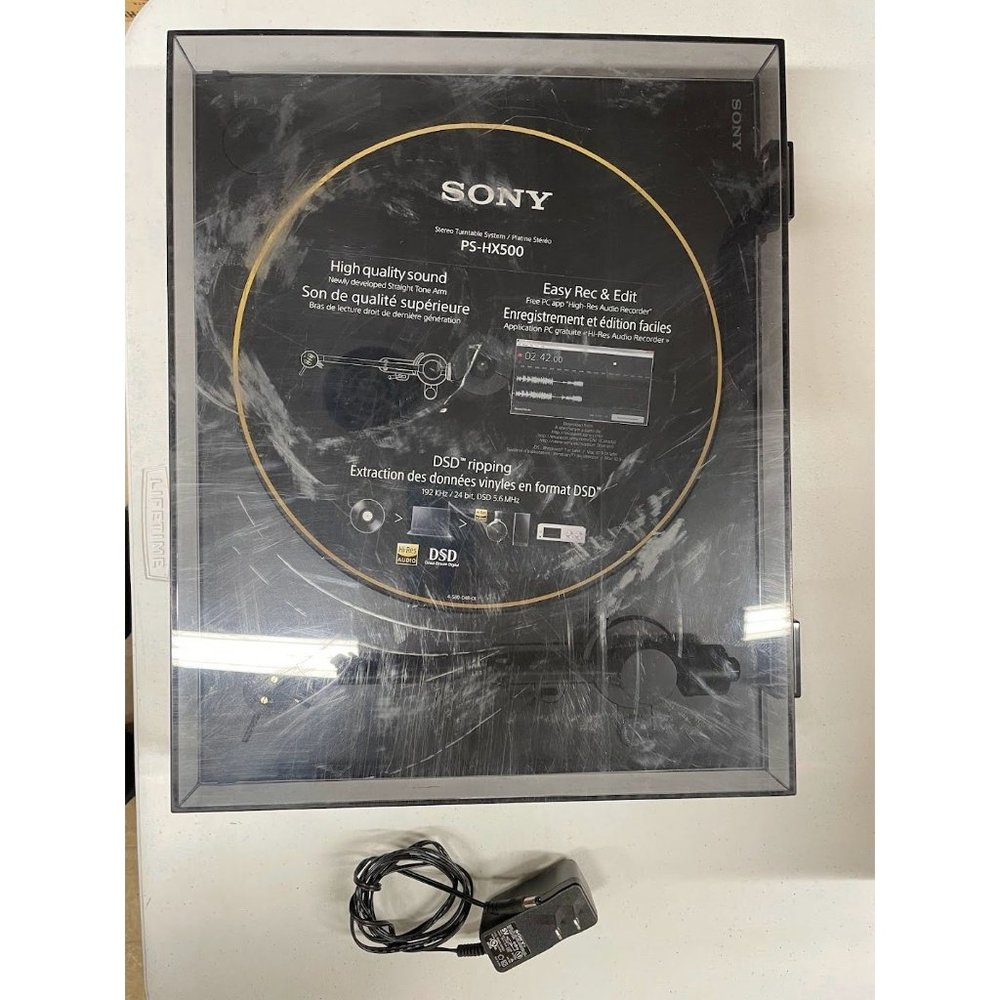 Sony Stereo Turntable System PS-HX500 Record & Edit DSD Ripping Excellent Sound! - Picture 10 of 12